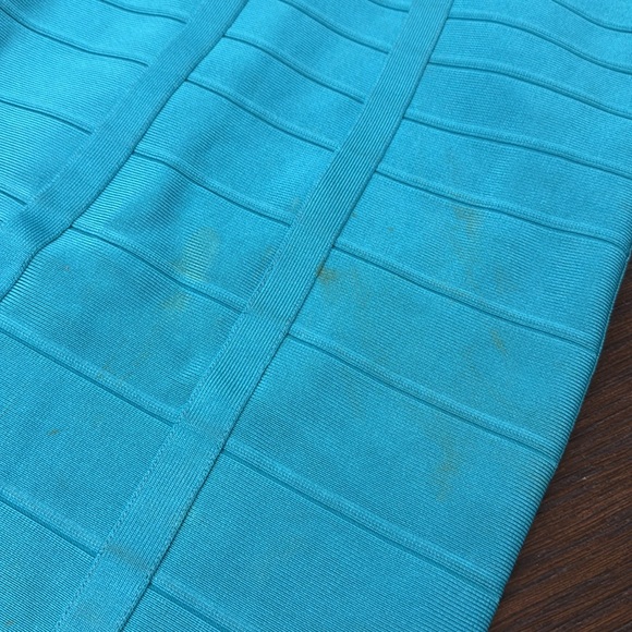 Authentic Herve Leger "KATARINA" S Metal Lace Back Bandage Dress - Picture 5 of 11